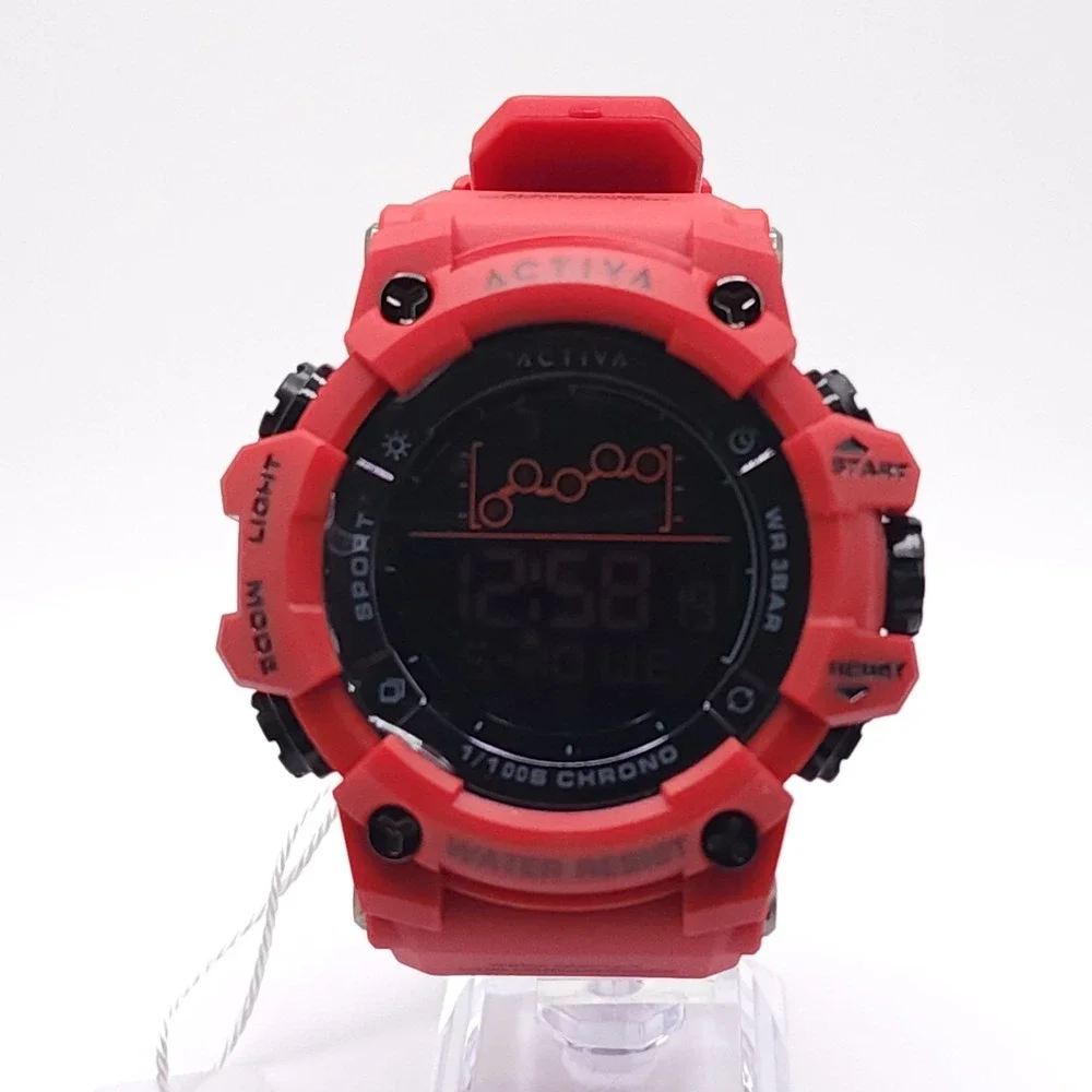 Activa Summit X Invicta ACW8082-023 Men's Digital Watch Red Black 50mm New
